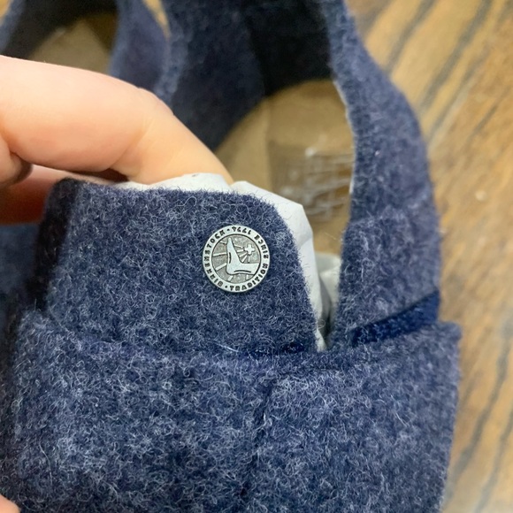New Birkenstock Zermatt HL Kids Wool Felt Dark Blue Size 34 - Picture 6 of 9